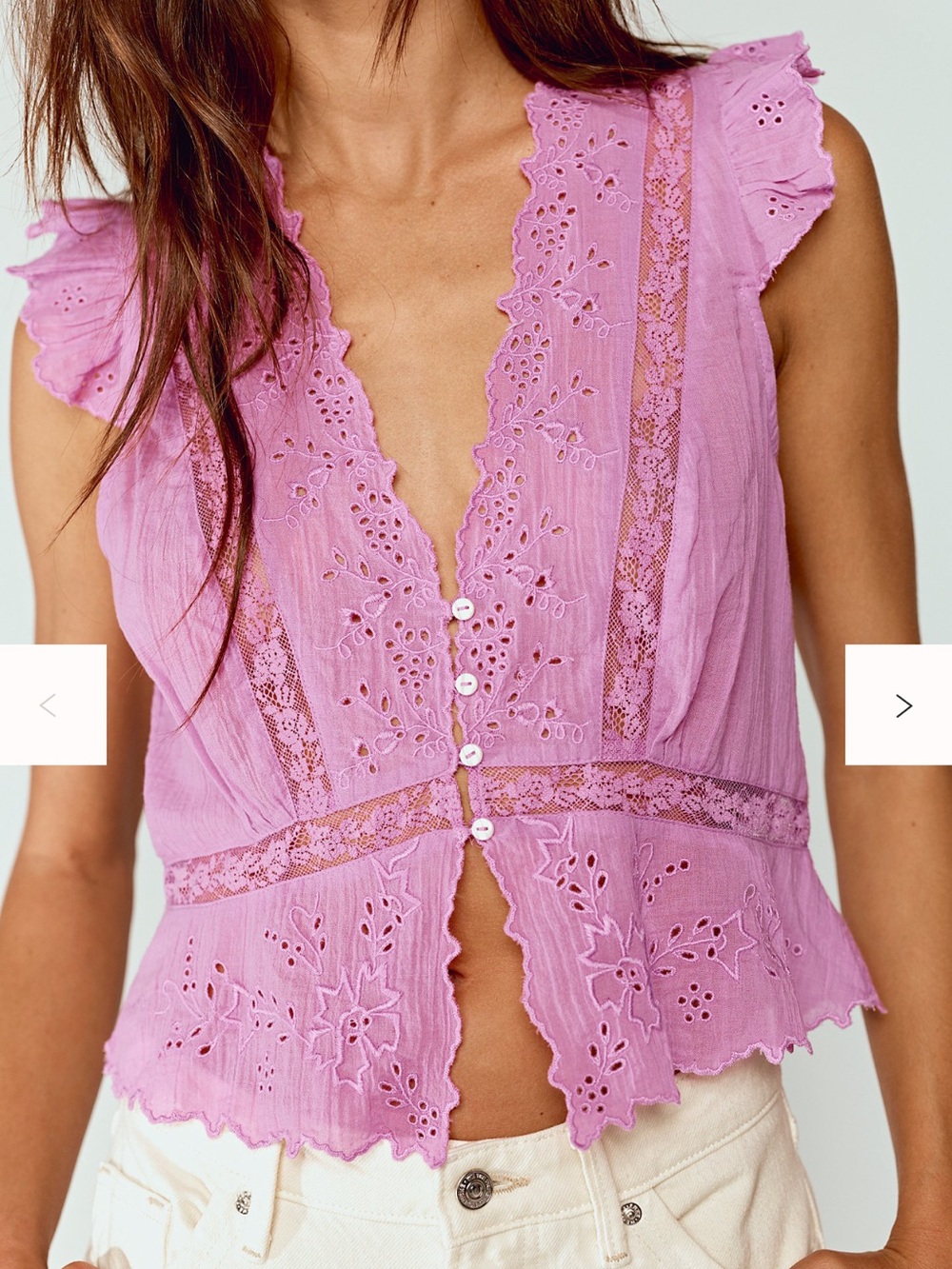 Free People Day Dreamer Blouse Top